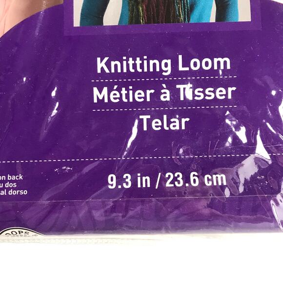 Loops & Threads Knit Quick 9.5" Round Knitting Loom Kit Hat Maker Set - Picture 3 of 16